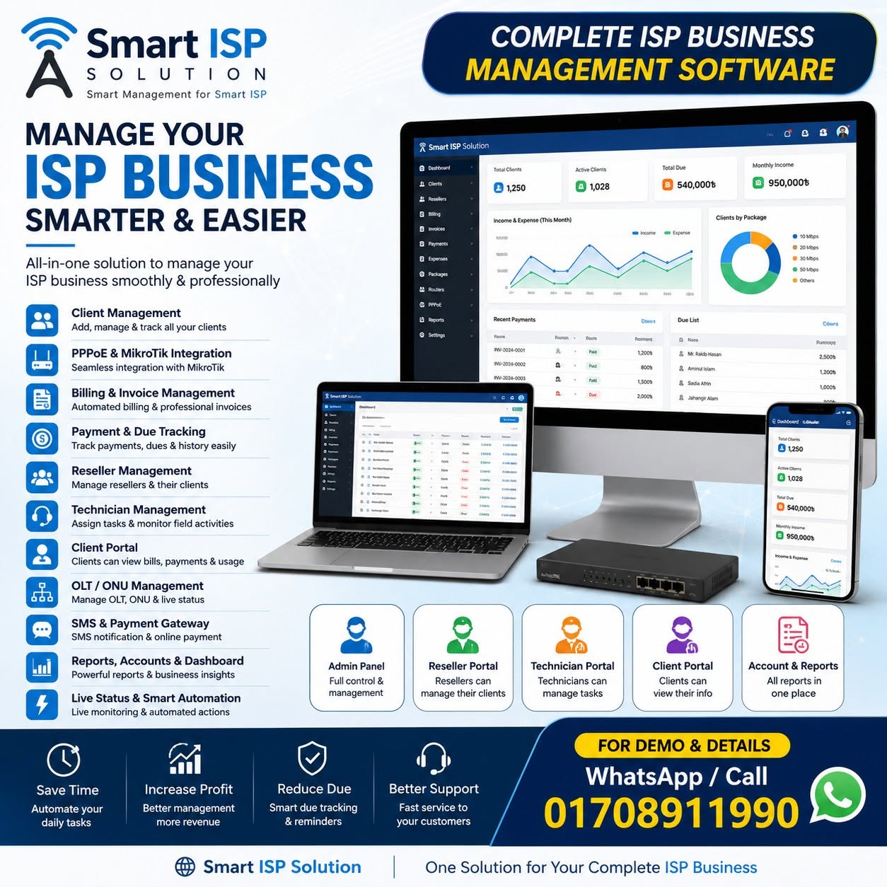 VSoft dashboard