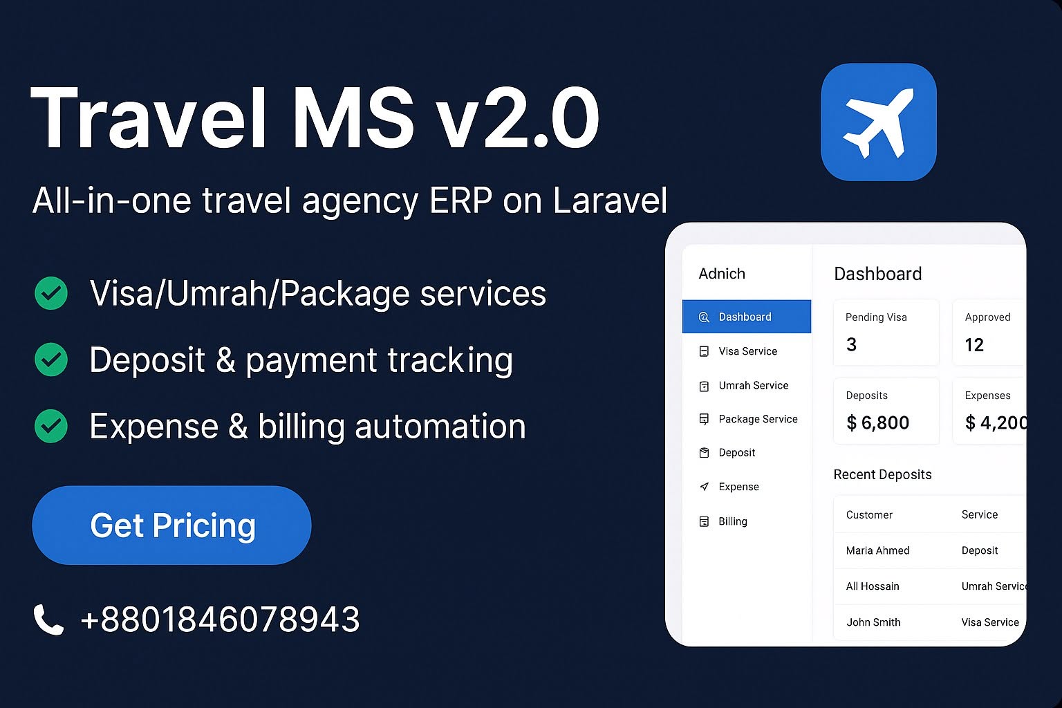 Travel Agency ERP